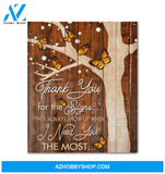 Butterfly Canvas Thank You For The Signs