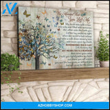 Butterfly Canvas The moment that you left me Wall Art Decor