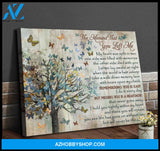 Butterfly Canvas The moment that you left me Wall Art Decor