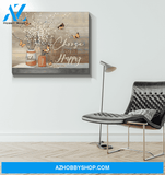 Butterfly Canvas Today I Choose To Be Happy Wall Decor Visual Art