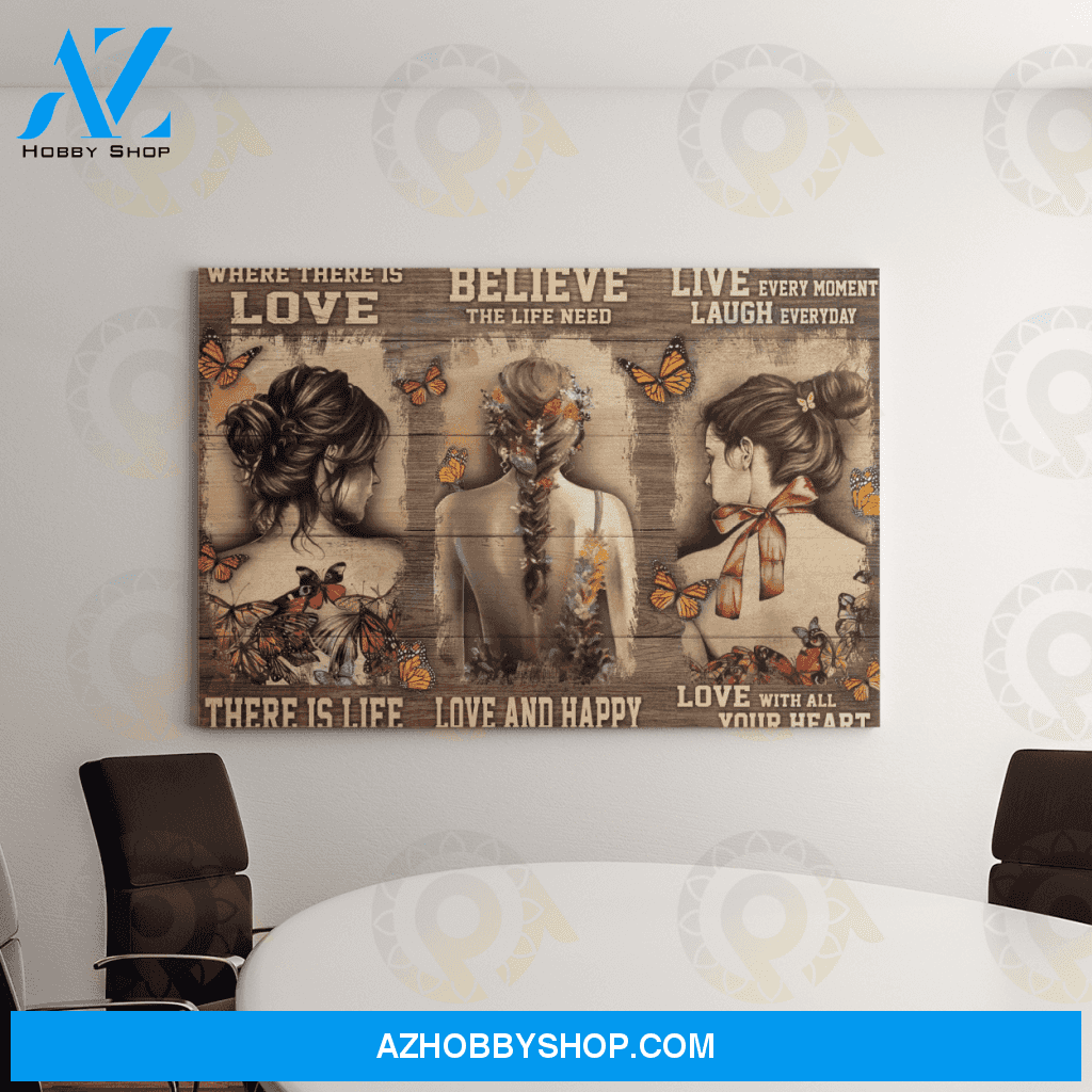 Butterfly - Canvas Vintage 11-T