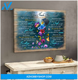 Butterfly Canvas Wall Art Decor | I’M There Inside Your Heart | Moosfy Wrap Canvas Ready To Hang