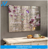 Butterfly Canvas When You Believe Wall Art Decor, Canvas Wall Art