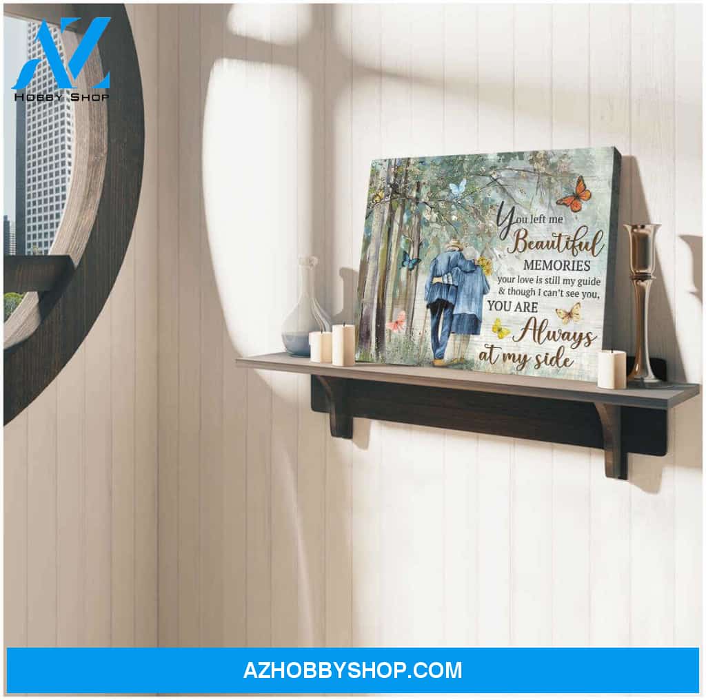 Butterfly Canvas You Are Always At My Side Bereavement Canvas Wall Art