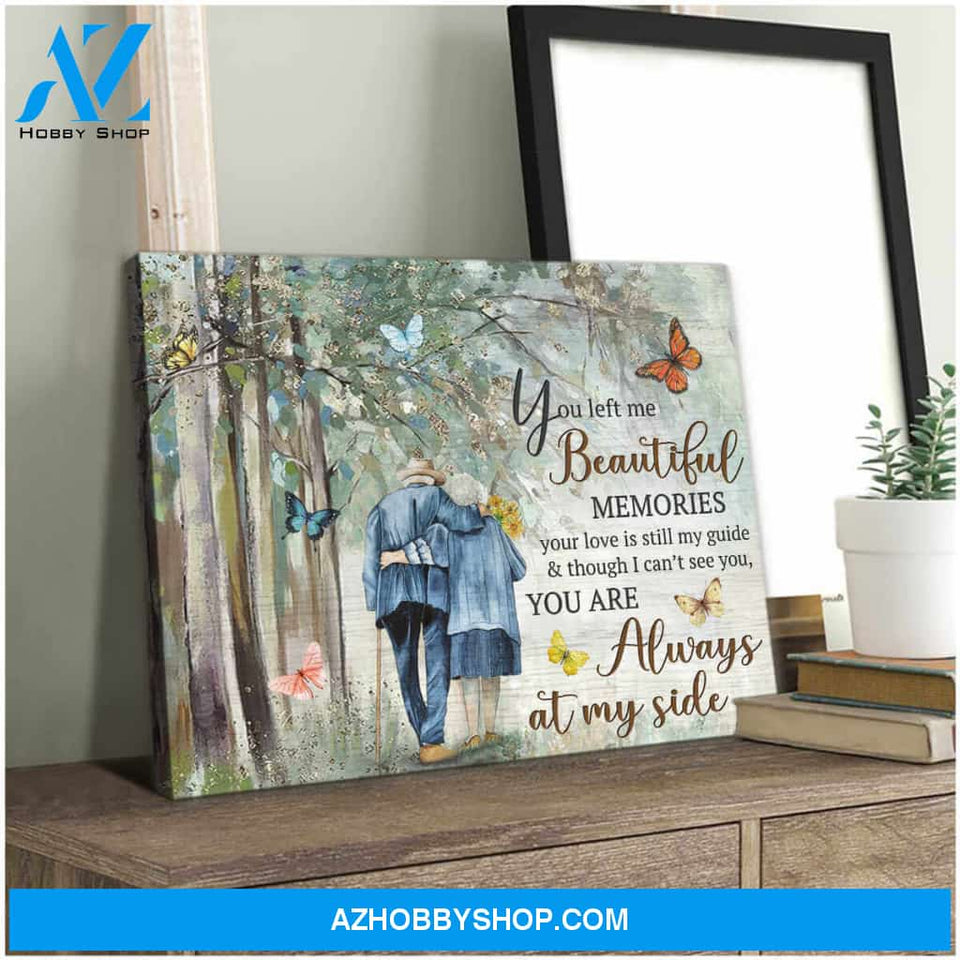 Butterfly Canvas You Are Always At My Side Bereavement Canvas Wall Art