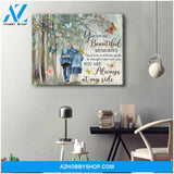 Butterfly Canvas You Are Always At My Side Bereavement Canvas Wall Art