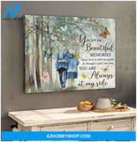 Butterfly Canvas You Are Always At My Side | Moosfy Wrap Canvas Ready To Hang