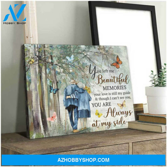 Butterfly Canvas You Are Always At My Side | Moosfy Wrap Canvas Ready To Hang