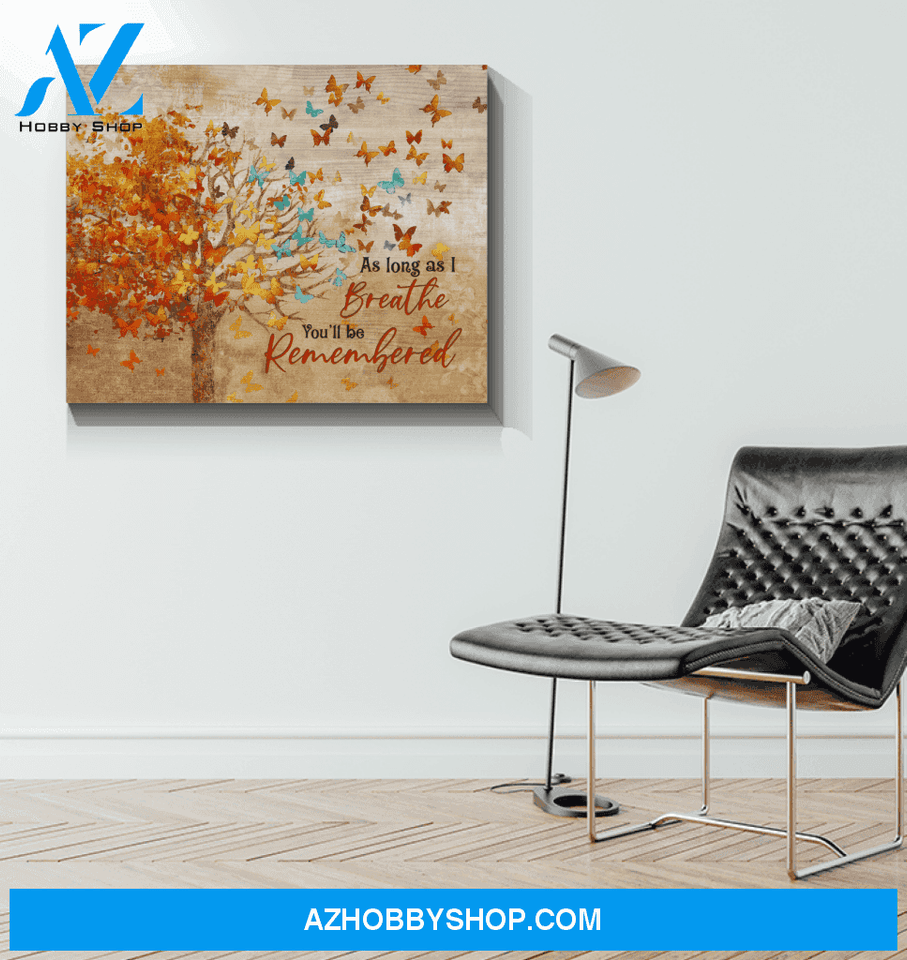 Butterfly - Canvas - You'Ll Be Remembered