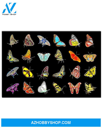 Butterfly Diversity Wall Art Canvas Prints, Wall Decor Visual Art