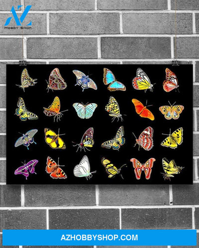 Butterfly Diversity Wall Art Canvas Prints, Wall Decor Visual Art