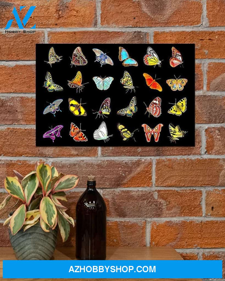 Butterfly Diversity Wall Art Canvas Prints, Wall Decor Visual Art