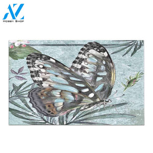 Butterfly Doormat Welcome Mat Housewarming Gift Home Decor Funny Doormat Gift For Butterfly Lovers Gift For Friend Birthday Gift