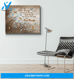 Butterfly Enjoy The Little Things Unique Custom Design Canvas Present