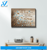 Butterfly Enjoy The Little Things Unique Custom Design Canvas Present