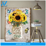 Butterfly Enjoy The Little Things Wall Art Canvas Prints Unique Gifts
