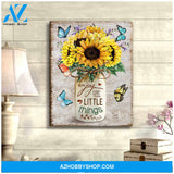 Butterfly Enjoy The Little Things Wall Art Canvas Prints Unique Gifts