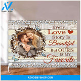 Butterfly, Every love story is beautiful but ours is my favorite - Matte Canvas, custom canvas, gift for you, gift for her, gift for him, love gift, valentine gift, valentine decor