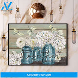 Butterfly Flower Together Is Our Favorite Place To Be Canvas And Poster, Wall Decor Visual Art