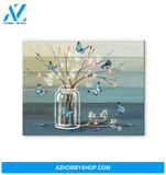 Butterfly Flowers Wall Art Canvas Prints Unique Gifts