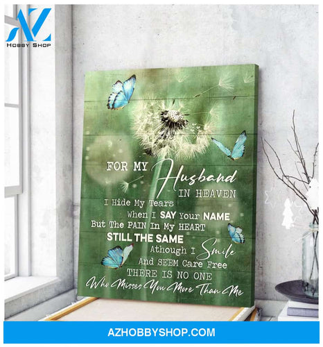 Butterfly For My Husband Canvas Wall Art Best Gift For Husband