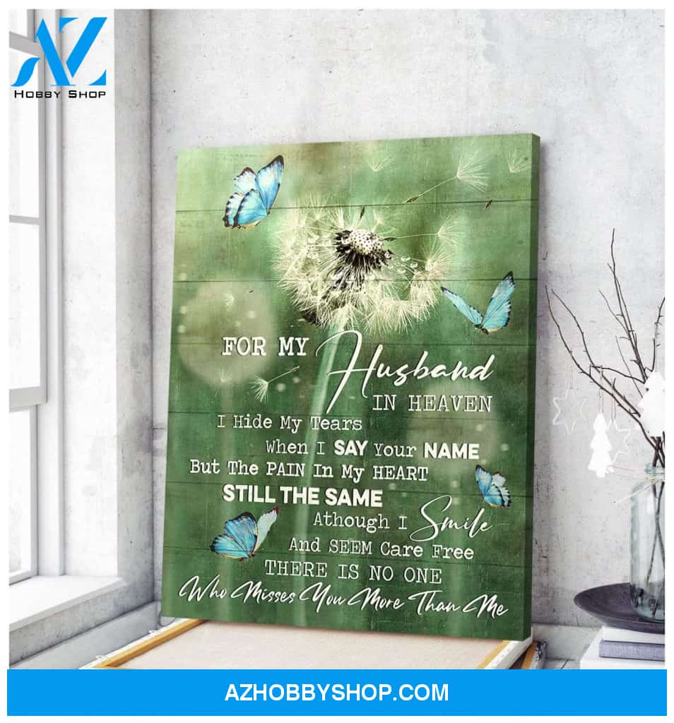 Butterfly For My Husband Canvas Wall Art Best Gift For Husband