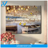 Butterfly Forever In My Heart Canvas Wall Art