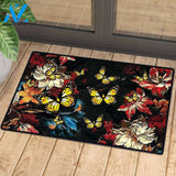 Butterfly Garden Doormat | Colorful | Size 8x27&#39;&#39; 24x36&#39;&#39;