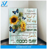 Butterfly Good Day Canvas Wall Art Unique Gifts