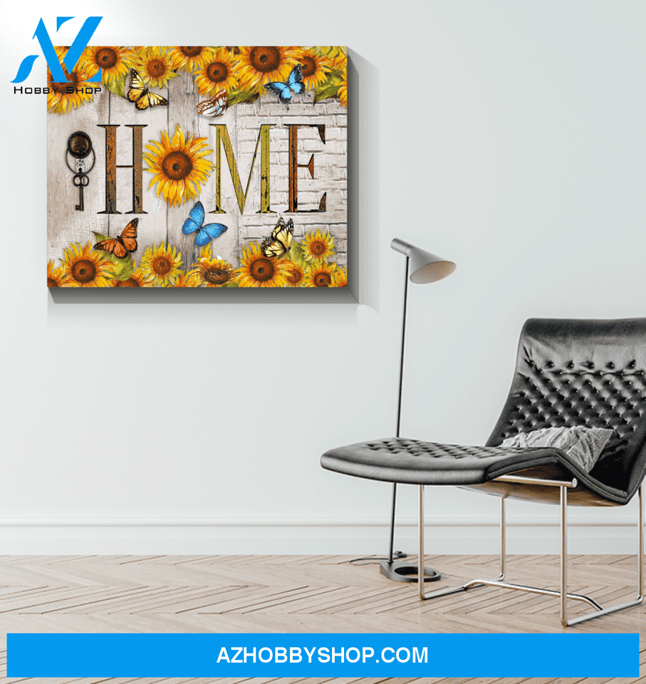 Butterfly Home Wall Art Canvas Prints