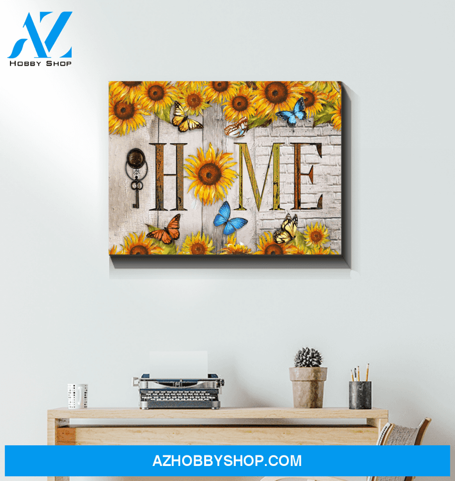 Butterfly Home Wall Art Canvas Prints