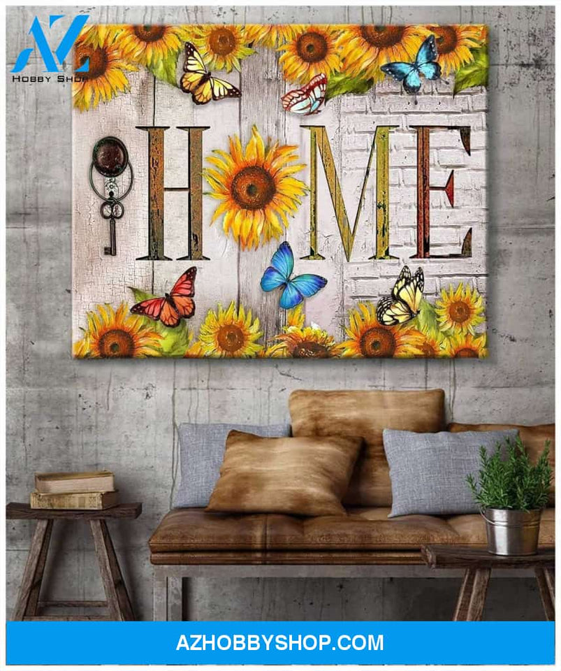Butterfly Home Wall Art Canvas Prints
