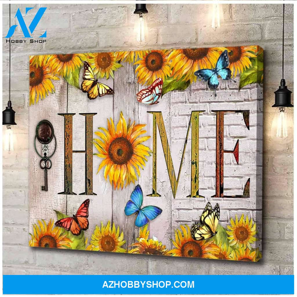 Butterfly Home Wall Art Canvas Prints