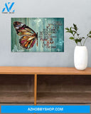 Butterfly I Am The Storm Canvas Gift, Wall Decor Visual Art