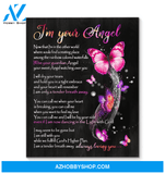 Butterfly I Am Your Angel Special Custom Design Canvas Gift For Family