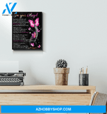Butterfly I Am Your Angel Special Custom Design Canvas Gift For Family