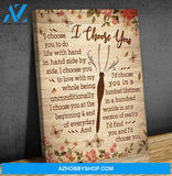 Butterfly I Choose You Wall Art Canvas Prints