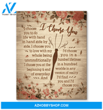 Butterfly I Choose You Wall Art Canvas Prints