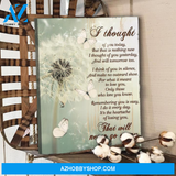 Butterfly I thought of you today - Matte Canvas, gift for you, gift for butterfly lover, gift for family, holiday gift, christmas gift, memory gift c15