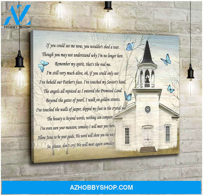 Butterfly If You Could See Me Now Special Custom Design Canvas Gift