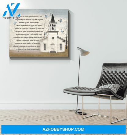 Butterfly If You Could See Me Now Special Custom Design Canvas Gift