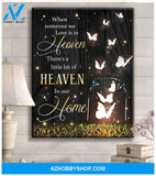 Butterfly In Our Home Wall Art Canvas Prints