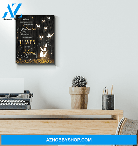 Butterfly In Our Home Wall Art Canvas Prints