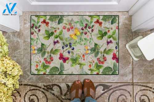 Butterfly In The Garden Doormat Welcome Mat Housewarming Gift Home Decor Funny Doormat Gift Idea For Family Birthday Gift