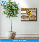 Butterfly In This Office Wall Art Canvas Prints