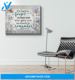 Butterfly It's Hard To Forget Wall Art Canvas Prints