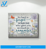 Butterfly It's Hard To Forget Wall Art Canvas Prints