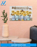 Butterfly It's Ok Horizontal Canvas Wall Art