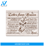 Butterfly Letter From Heaven Special Custom Design Canvas