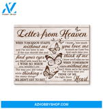 Butterfly Letter From Heaven Special Custom Design Canvas